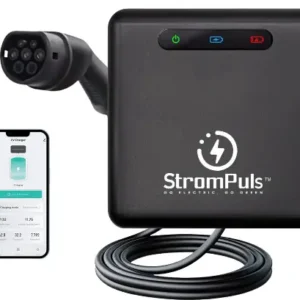 StromPuls Flex 7.5kw EV Charger Wall Mount (Black)