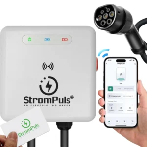 StromPuls Flex 7.5kW EV Charger Wall Mount (White)